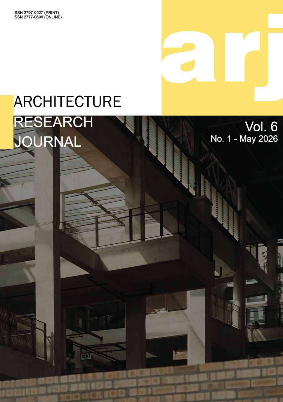 					View Vol. 6 No. 1 (2026): Architectural Research Journal
				